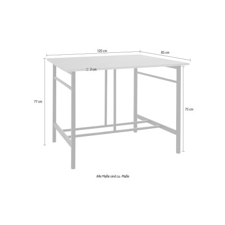 Guido Maria Kretschmer Home&Living Eettafel Sare met echt houtfineer van eiken afbeelding2 - 1