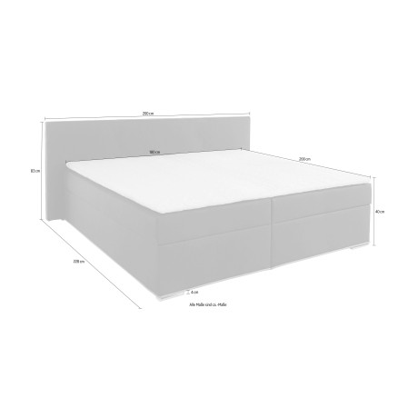 Guido Maria Kretschmer Home&Living Gestoffeerd bed Annera Kussen met veren afbeelding2 - 1