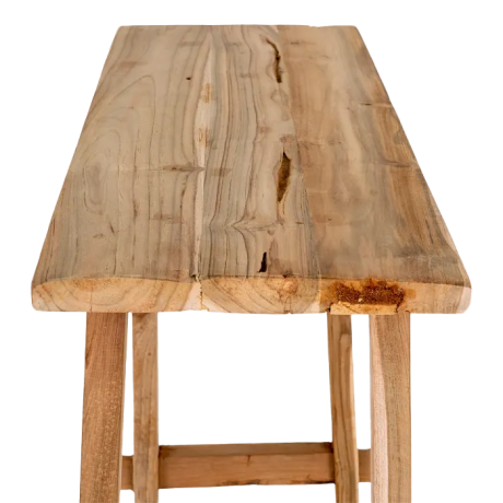 Guusje houten sidetable naturel - 90 x 30 cm afbeelding2 - 1