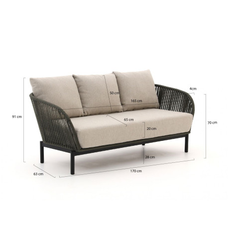 Hartman Arezzo lounge tuinbank 182cm - Laagste prijsgarantie! afbeelding2 - 1