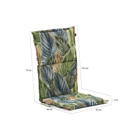 Hartman Fiber tuinkussen hoog 123x50cm - Laagste prijsgarantie! afbeelding2 - 1