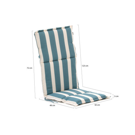 Hartman Fiber tuinkussen hoog 123x50cm - Laagste prijsgarantie! afbeelding2 - 1
