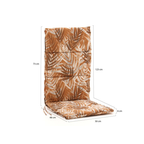 Hartman Fiber tuinkussen hoog 123x50cm - Laagste prijsgarantie! afbeelding2 - 1