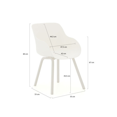 Hartman Sophie Element/Esmee 200cm dining tuinset 5-delig - Laagste prijsgarantie! afbeelding2 - 1