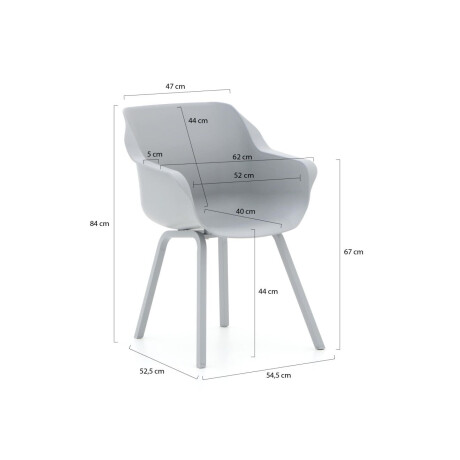 Hartman Sophie Element/Rough-S Triangular 170cm dining tuinset 7-delig - Laagste prijsgarantie! afbeelding2 - 1