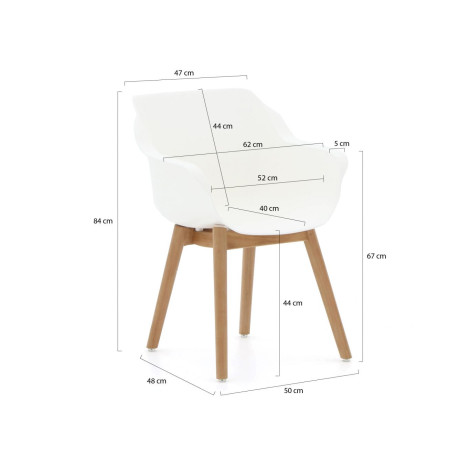 Hartman Sophie Studio 170cm dining tuinset 5-delig - Laagste prijsgarantie! afbeelding2 - 1