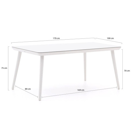 Hartman Sophie Studio dining tuintafel 170x100cm - Laagste prijsgarantie! afbeelding2 - 1