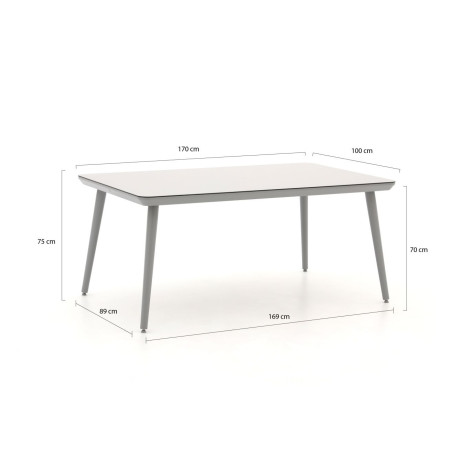 Hartman Sophie Studio dining tuintafel 170x100x75cm - Laagste prijsgarantie! afbeelding2 - 1