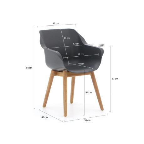 Hartman Sophie Studio ø 120cm  dining tuinset 5-delig - Laagste prijsgarantie! afbeelding2 - 1