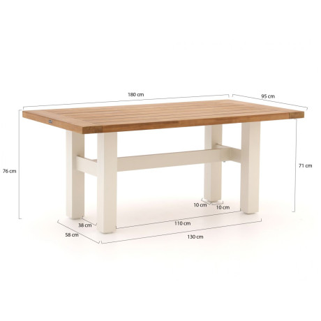 Hartman Sophie Yasmani dining tuintafel 180x95cm - Laagste prijsgarantie! afbeelding2 - 1