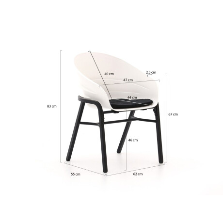 Hartman Tubb dining tuinset 185cm 5-delig verstelbaar - Laagste prijsgarantie! afbeelding2 - 1