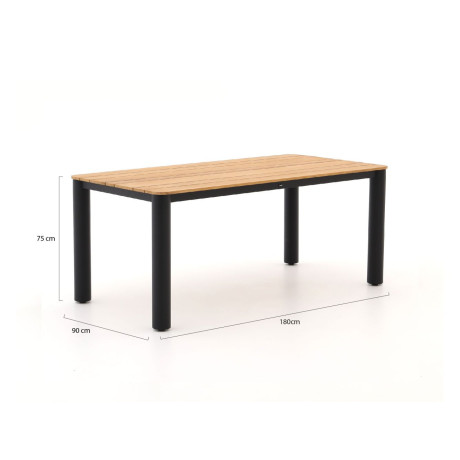 Hartman Winston dining tuintafel 180x90x75cm - Laagste prijsgarantie! afbeelding2 - 1