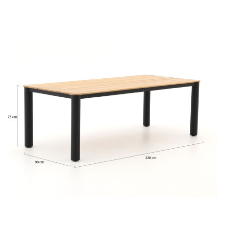 Hartman Winston dining tuintafel 220x100x75cm - Laagste prijsgarantie! afbeelding2 - 1