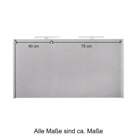 welltime Badmeubelset Malibu Breedte 120 cm, met soft-closetechniek (set, 2 stuks) afbeelding2 - 1