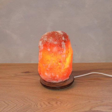 HIMALAYA SALT DREAMS Zoutkristal-tafellamp Rock Met de hand gemaakt van zoutkristal - iedere steen uniek, ca.1,7 kg (1 stuk) afbeelding2 - 1