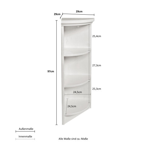 Home affaire Aanbouwrek Soeren van massief grenen, hoogte 97 cm, diepte 29 cm afbeelding2 - 1