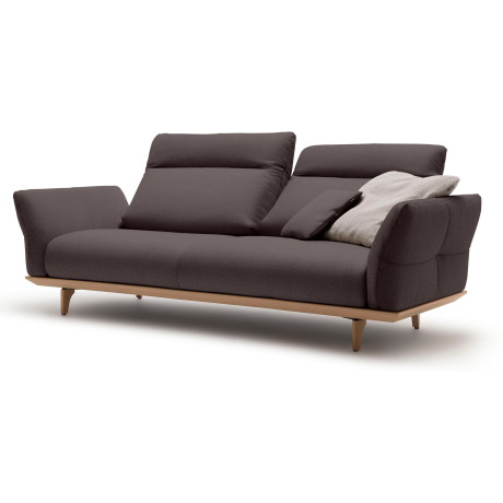 Hülsta Sofa 3-zitsbank Hs.460 Onderstel in eiken, poten in natuurlijk eiken, breedte 208 cm afbeelding2 - 1