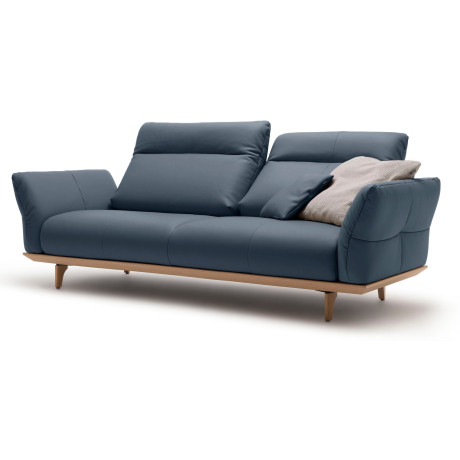 Hülsta Sofa 3-zitsbank Hs.460 Onderstel in eiken, poten in natuurlijk eiken, breedte 208 cm afbeelding2 - 1