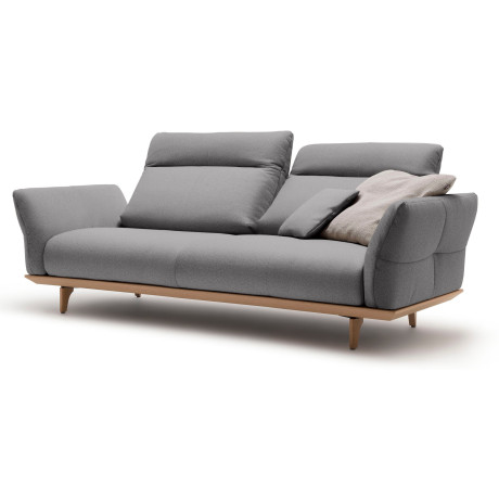 Hülsta Sofa 3-zitsbank Hs.460 Onderstel in eiken, poten in natuurlijk eiken, breedte 208 cm afbeelding2 - 1