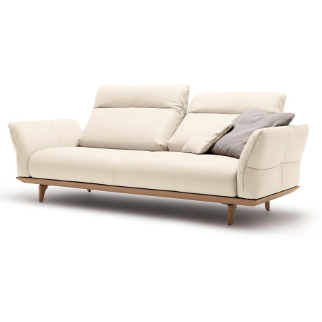 Hülsta Sofa 3-zitsbank Hs.460 Onderstel in eiken, poten in natuurlijk eiken, breedte 208 cm afbeelding2 - 1