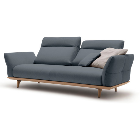 Hülsta Sofa 3-zitsbank Hs.460 Onderstel in eiken, poten in natuurlijk eiken, breedte 208 cm afbeelding2 - 1