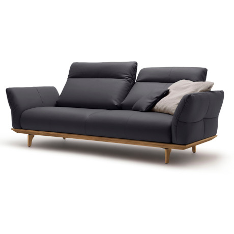 Hülsta Sofa 3-zitsbank Hs.460 Onderstel in walnotenhout, walnotenhouten poten, breedte 208 cm afbeelding2 - 1