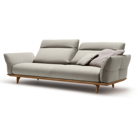 Hülsta Sofa 3,5-zitsbank Hs.460 Onderstel en poten in walnotenhout, breedte 228 cm afbeelding2 - 1