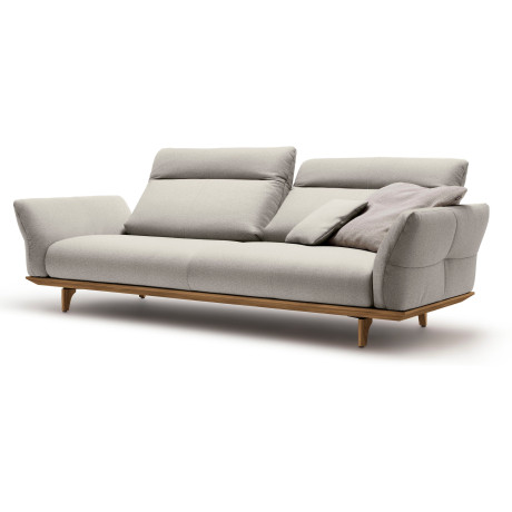 Hülsta Sofa 3,5-zitsbank Hs.460 Onderstel en poten in walnotenhout, breedte 228 cm afbeelding2 - 1