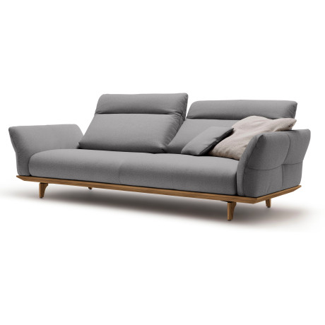 Hülsta Sofa 3,5-zitsbank Hs.460 Onderstel en poten in walnotenhout, breedte 228 cm afbeelding2 - 1