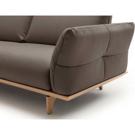 Hülsta Sofa 3,5-zitsbank Hs.460 Onderstel in eiken, poten in natuurlijk eiken, breedte 228 cm afbeelding2 - 1