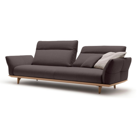 Hülsta Sofa 4-zitsbank Hs.460 Onderstel in eiken, poten in natuurlijk eiken, breedte 248 cm afbeelding2 - 1