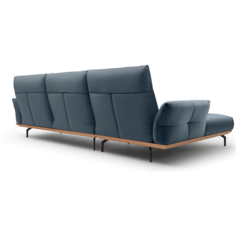 Hülsta Sofa Hoekbank Hs.460 Sokkel in eiken, onderstel in umbra grijs, breedte 318 cm afbeelding2 - 1