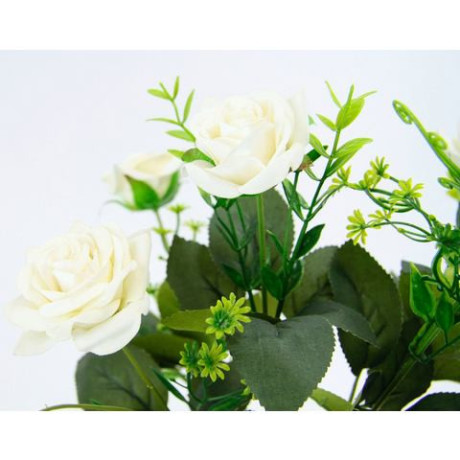 I.GE.A. Boeket kunstbloemen Wilde rozen (2 stuks) afbeelding2 - 1