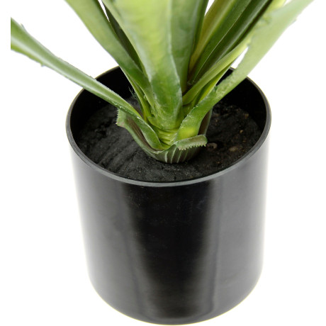 I.GE.A. Kunstplant Kunstmatige agave aloe vera in pot kunstplant (1 stuk) afbeelding2 - 1