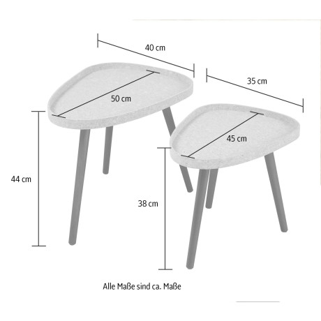 INOSIGN Bijzettafel Tafelblad van kurk (2 stuks) afbeelding2 - 1