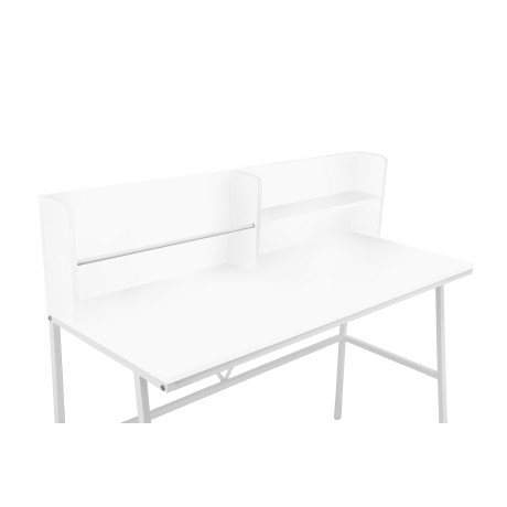 INOSIGN Bureau Jaxson wit frame van metaal, breedte 120 cm (1 stuk) afbeelding2 - 1