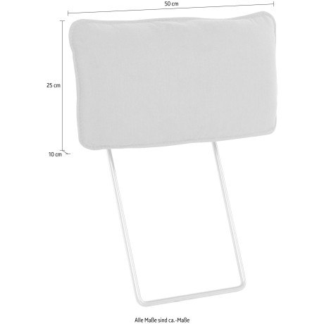 INOSIGN Hoofdsteun Birkholm passend bij de birkholm-serie, bxdxh van het kussen: 50 x 10 x 25 cm (set, 2 stuks) afbeelding2 - 1