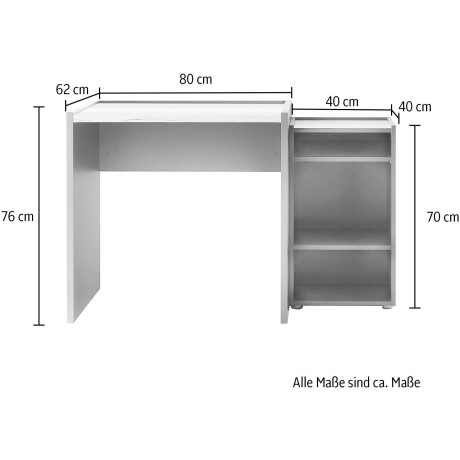 INOSIGN Kantoormeubelset CITY/GiRON, modern design, Thuiswerk, Kantoor in twee kleuren/Wotan Eik (set, 2-delig) afbeelding2 - 1