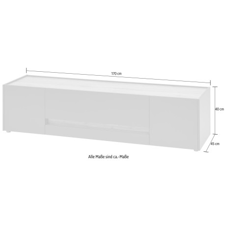 INOSIGN Tv-meubel City/Giron Breedte ca. 170 cm afbeelding2 - 1