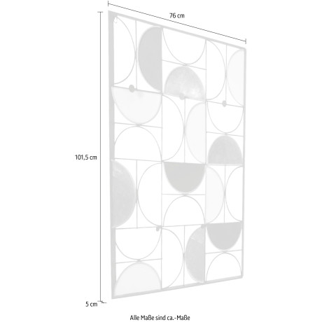 INOSIGN Wandkapstok van metaal, hoogte 101,5 cm, wandmontage, horizontale ophangvoorziening mogelijk afbeelding2 - 1