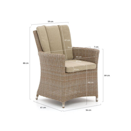 Intenso Adriano/Furato ellips 200cm dining tuinset 5-delig - Laagste prijsgarantie! afbeelding2 - 1