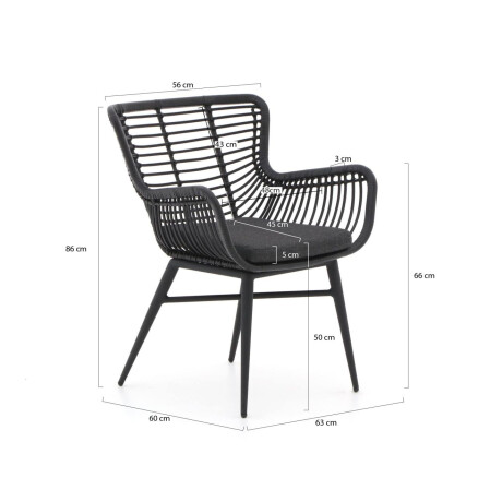 Intenso Asti/ROUGH-S 220cm dining tuinset 7-delig - Laagste prijsgarantie! afbeelding2 - 1