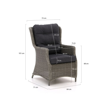 Intenso Milano/ROUGH-X 320cm lounge-dining tuinset 7-delig - Laagste prijsgarantie! afbeelding2 - 1