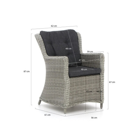 Intenso Milano/ROUGH-Y Ellips 240cm dining tuinset 7-delig - Laagste prijsgarantie! afbeelding2 - 1