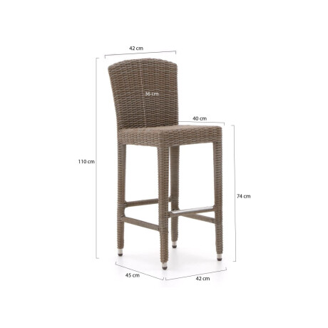 Intenso Sergio/ROUGH-X 80cm barset 5-delig - Laagste prijsgarantie! afbeelding2 - 1