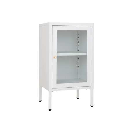 James cabinet metalen opbergkast wit - 38 x 70 cm afbeelding2 - 1