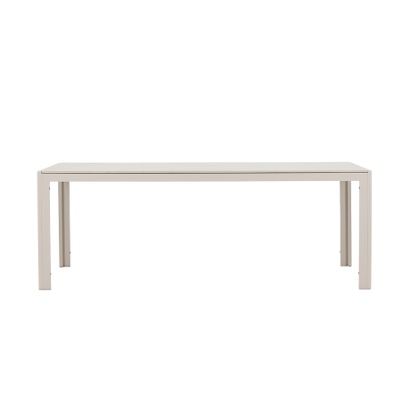 Joas polywood tuin eettafel beige - 205 x 90 cm afbeelding2 - 1