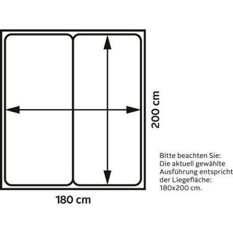 Jockenhöfer Gruppe Boxspring Bella te bestellen in 140 & 18 cm breedte met topmatras van koudschuim en rookglas-stenen afbeelding2 - 1