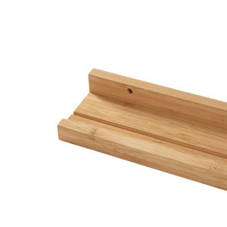 Juul houten wandplank bamboe - 75 x 10 cm afbeelding2 - 1