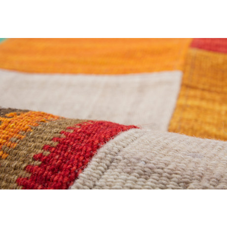 Kayoom Vloerkleed Radical 210 Handgeweven jacquard-kilim, hoogwaardige materiaalcombinatie afbeelding2 - 1